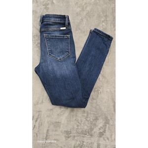 KanCan Women's Blue Distressed Ripped Skinny Jeans Size 27‎